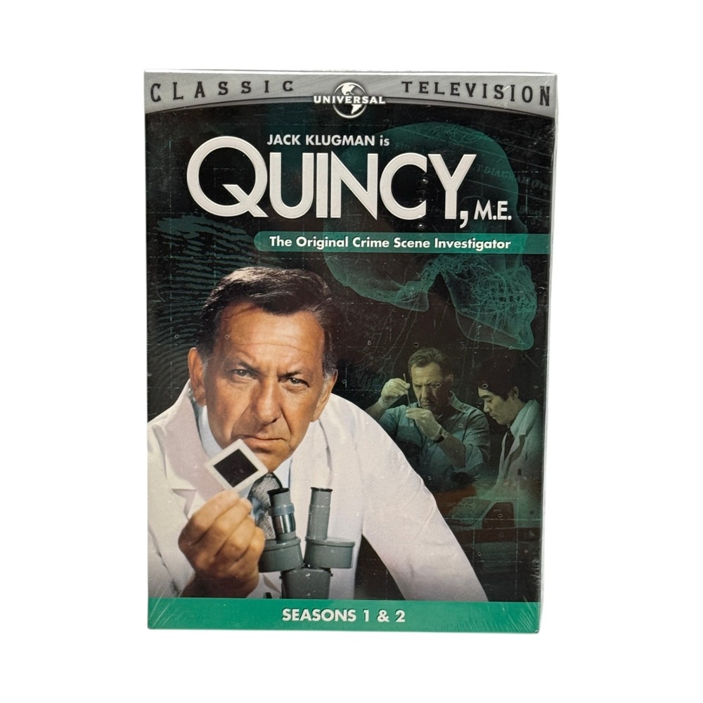 Quincy M.E. Seasons 1 & 2 New DVD Box Set Green Universal New Sealed